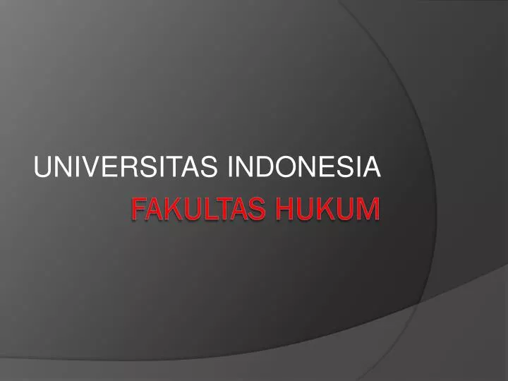 universitas indonesia