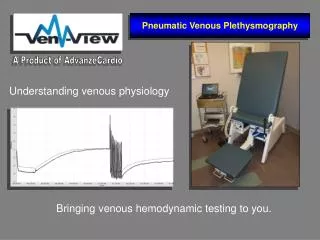 Bringing venous hemodynamic testing to you.