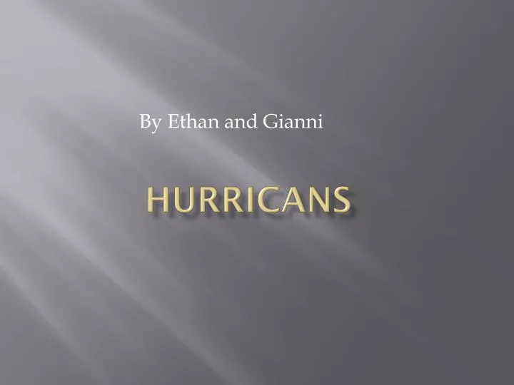 hurricans