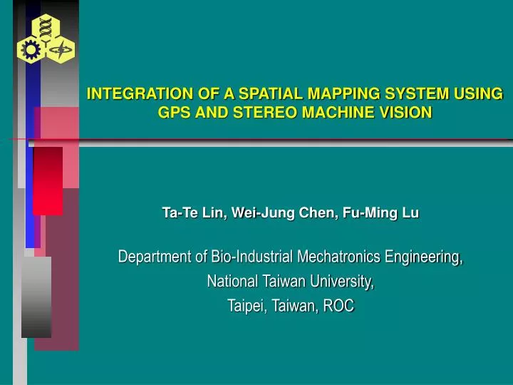 integration of a spatial mapping system using gps and stereo machine vision