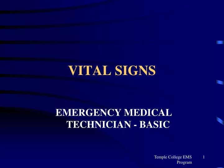 vital signs