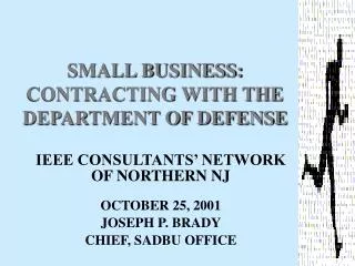 small business contracting with the department of defense