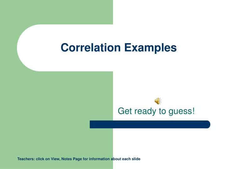 correlation examples