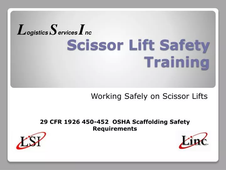 scissor lift safety training