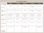 Weekly Menu: Delicious Vegetarian and Gluten-Free Options for Every Day - slide 1