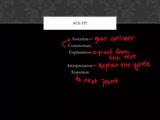 ace it