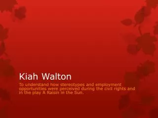 Kiah Walton