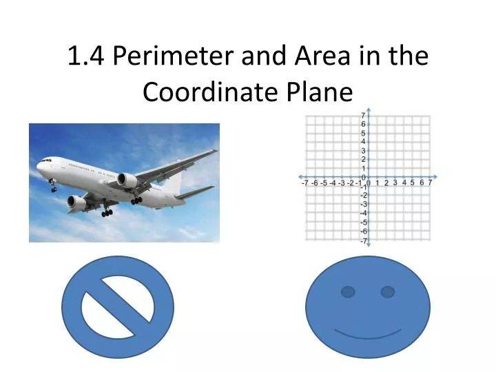 1 4 perimeter and area in the coordinate plane
