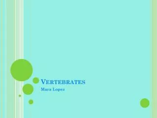 Vertebrates