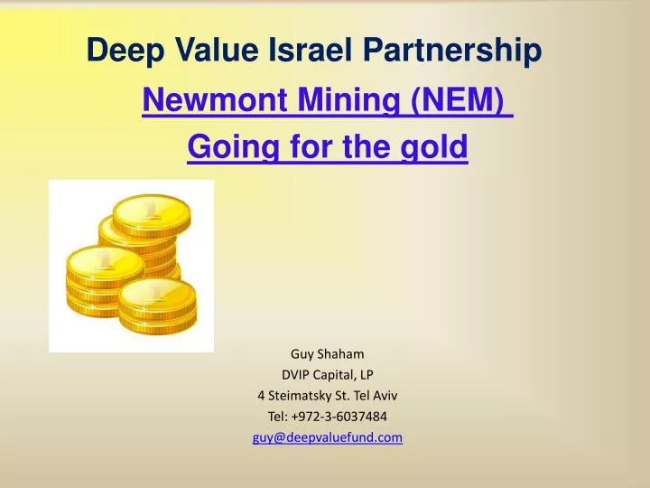 deep value israel partnership