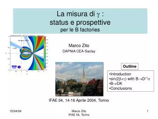 La misura di ? : status e prospettive per le B factories