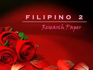 PPT - FILIPINO PowerPoint Presentation, Free Download - ID:4756689