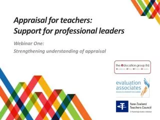 Appraisal for teachers: Support for professional leaders