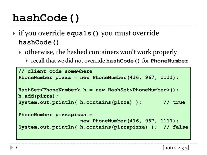 hashcode