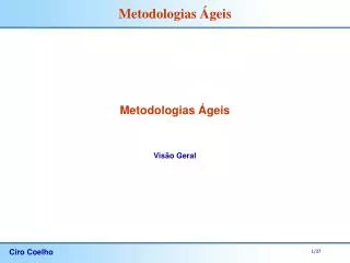 metodologias geis