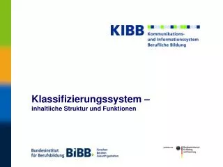 klassifizierungssystem inhaltliche struktur und funktionen