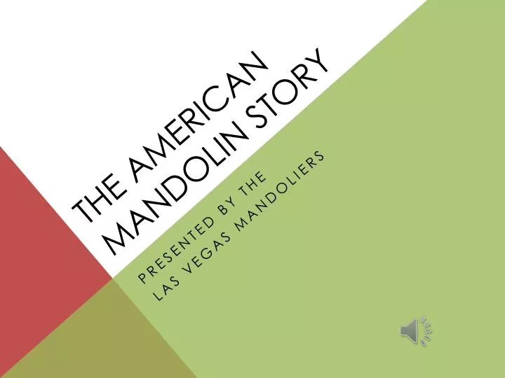 the american mandolin story