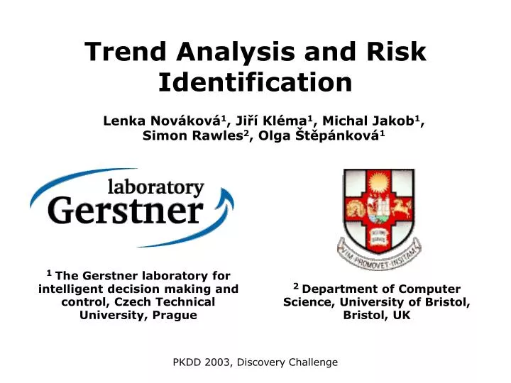trend analysis and risk identification
