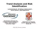 Trend Analysis and Risk Identification - slide 1
