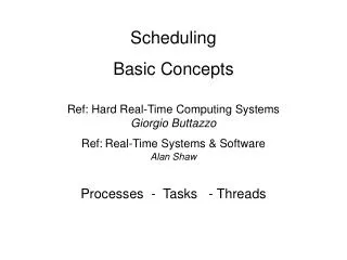 Best Effort Scheduling Algorithms