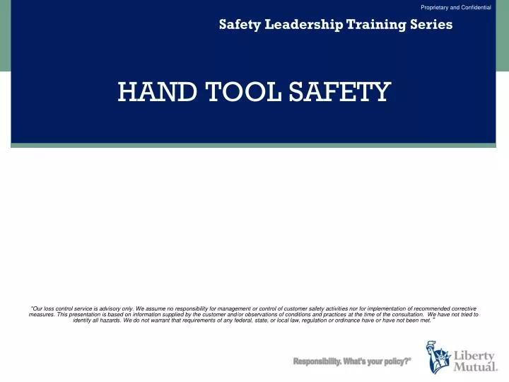 hand tool safety