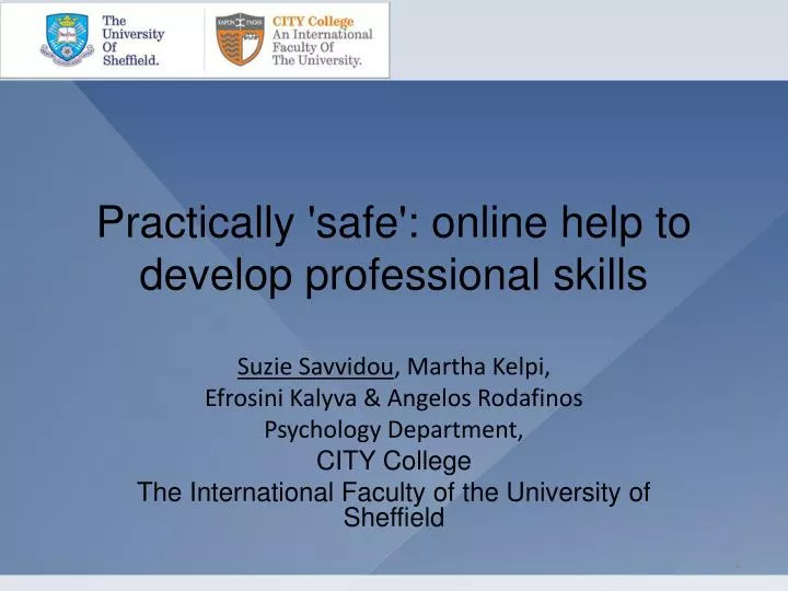 practically safe online help to develop professional skills