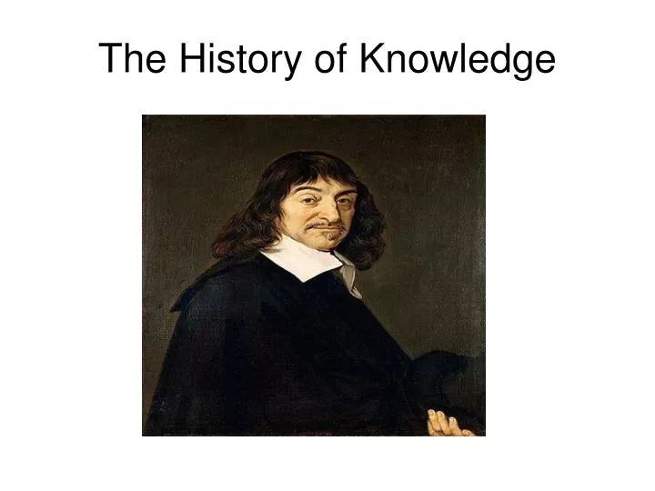 the history of knowledge