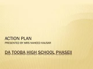 DA TOOBA HIGH SCHOOL PHASEII