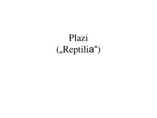 plazi reptili a
