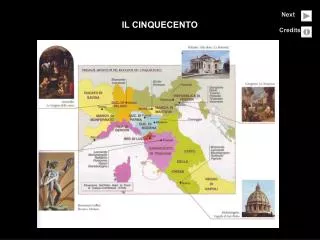 il cinquecento