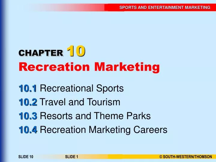 chapter 10 recreation marketing