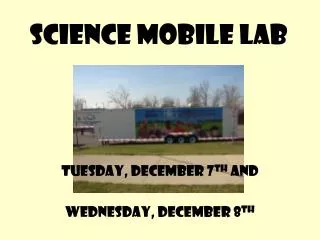 Science Mobile Lab