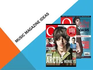 Music Magazine ideas