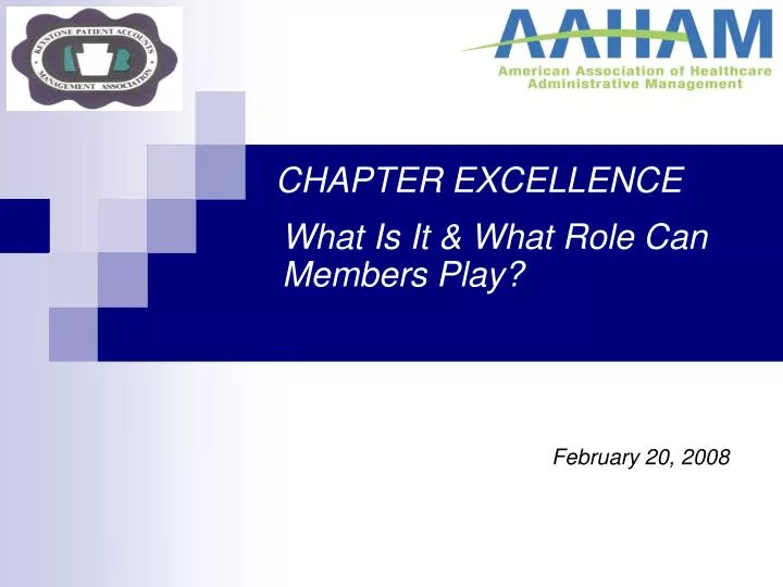 chapter excellence