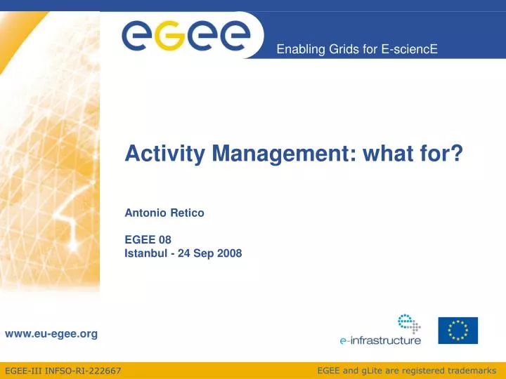 activity management what for