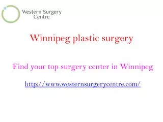 Winnipeg Plastic Surgery
