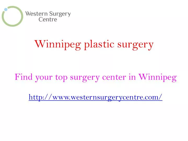 winnipeg plastic surgery