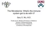 The Gut Microbiome and Its Role in Immune System Health: Understanding Connections - slide 1