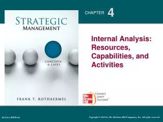 Internal Analysis: Resources, Capabilities, and Activities