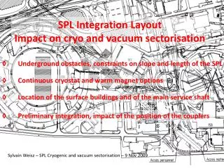 SPL Integration Layout Impact on cryo and vacuum sectorisation