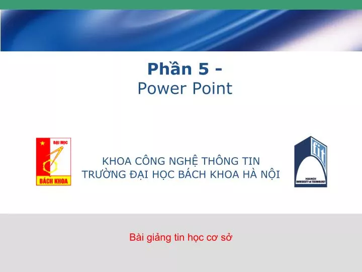 ph n 5 power point