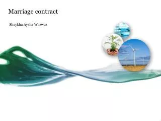 Marriage contract