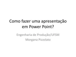 como fazer uma apresenta o em power point