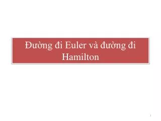 ng i euler v ng i hamilton