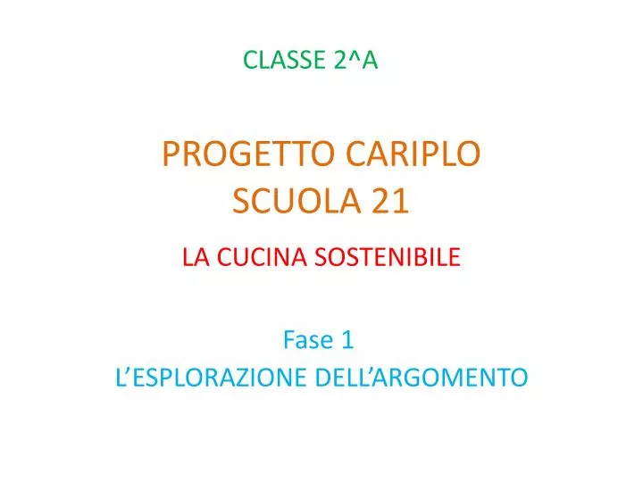 progetto cariplo scuola 21
