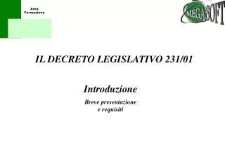 breve presentazione e requisiti