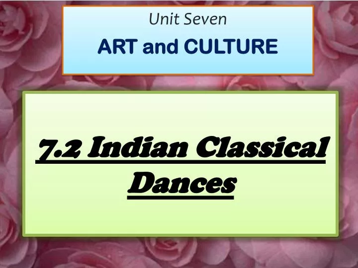 7 2 indian classical dances