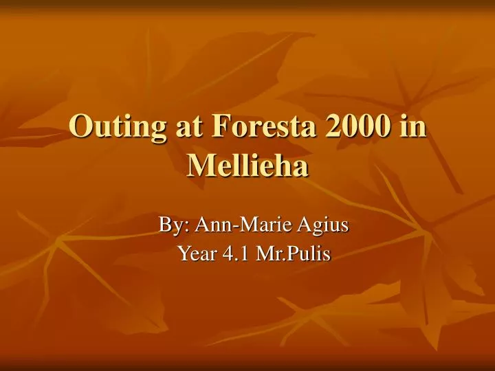 outing at foresta 2000 in mellieha