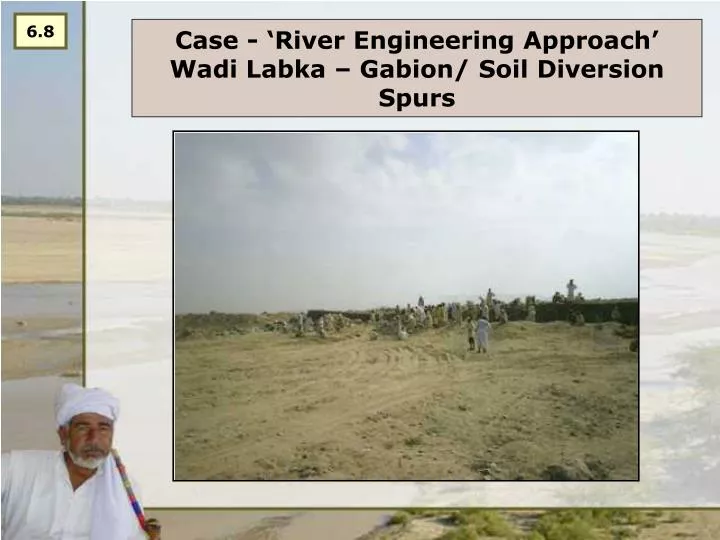 case river engineering approach wadi labka gabion soil diversion spurs