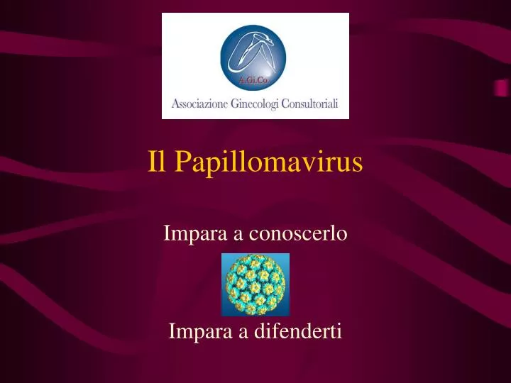 il papillomavirus